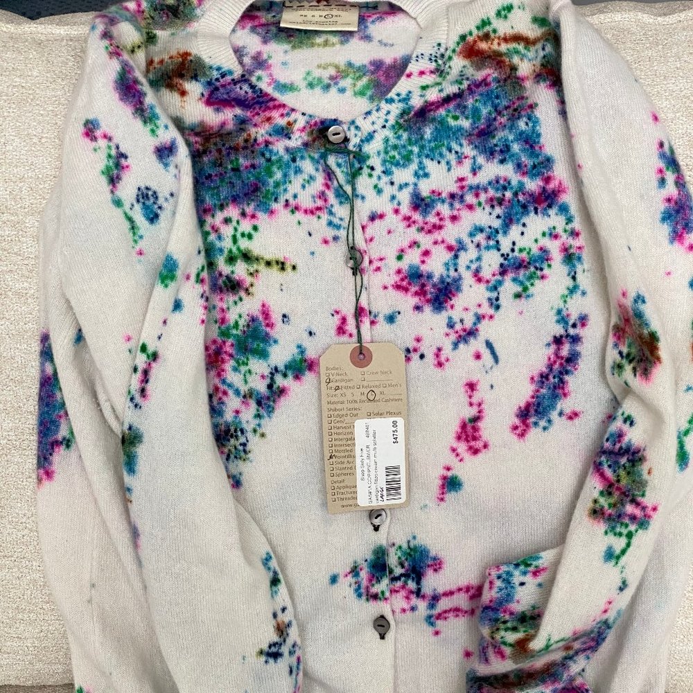 Galadriel Mattei Pointillism Series Fitted Cardigan